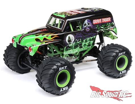 losi mini lst grave digger|solid axle rc monster truck.